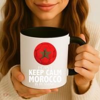 Morocco Soccer Football I Can't Keep Calm Morocco Is Playing Coffee Mug thumb 3