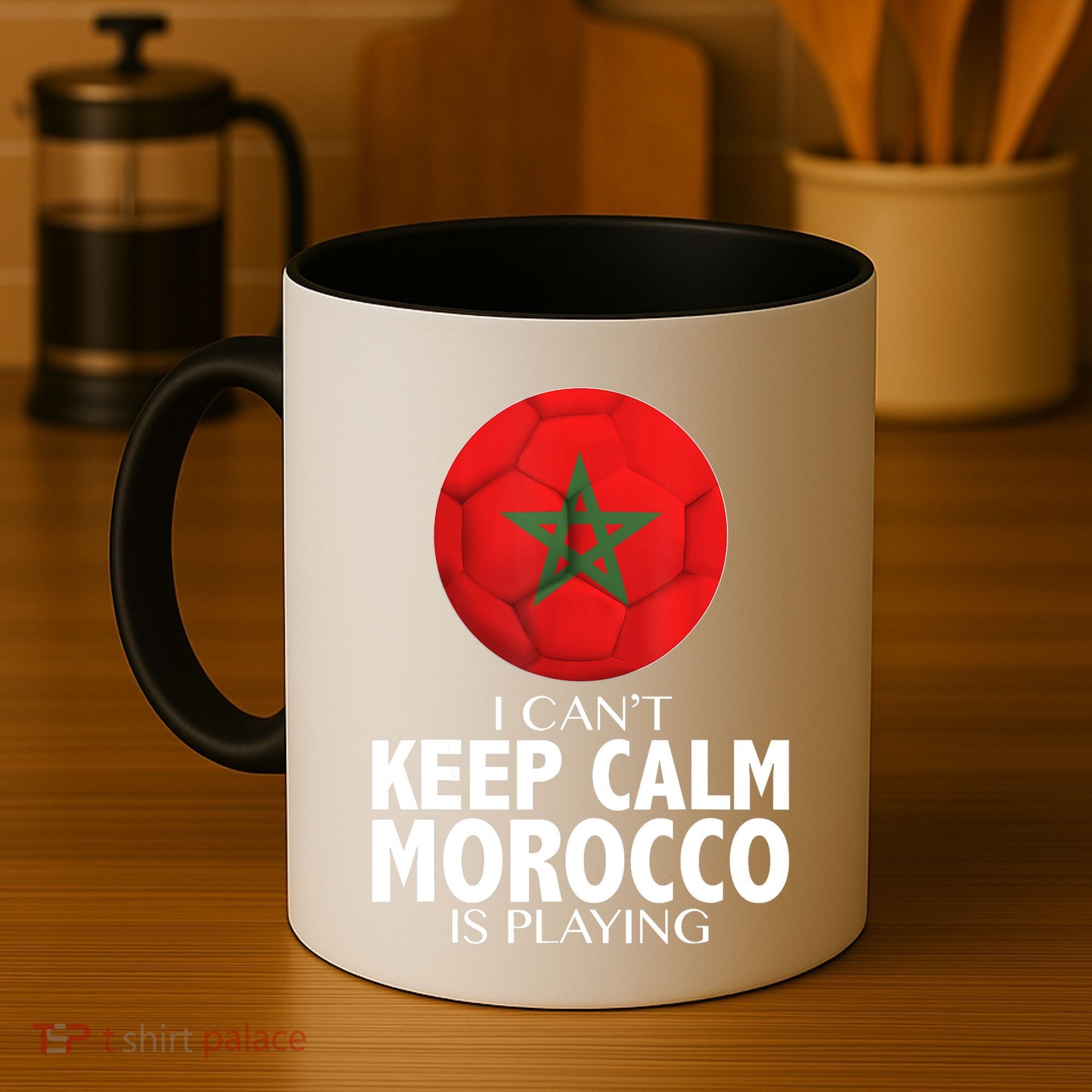 Morocco Soccer Football I Can't Keep Calm Morocco Is Playing Coffee Mug