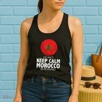Morocco Soccer Football I Can't Keep Calm Morocco Is Playing Women's Tank Top thumb 2