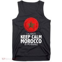 Morocco Soccer Football I Can't Keep Calm Morocco Is Playing Tank Top thumb 0