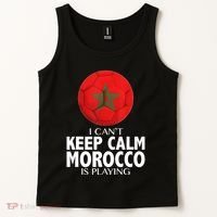 Morocco Soccer Football I Can't Keep Calm Morocco Is Playing Tank Top thumb 2