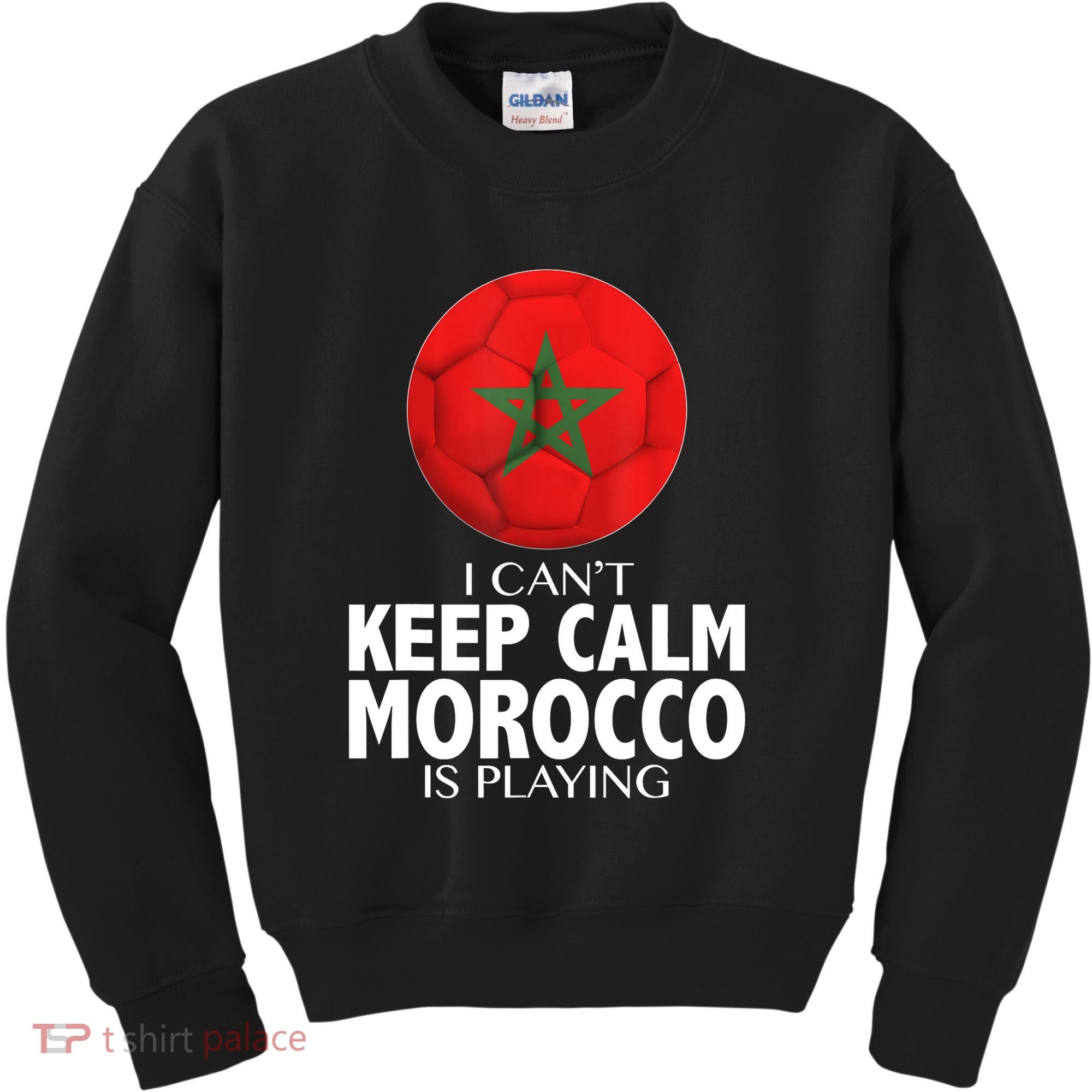 Morocco Soccer Football I Can't Keep Calm Morocco Is Playing Kids Sweatshirt