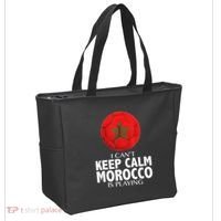 Morocco Soccer Football I Can't Keep Calm Morocco Is Playing Tote Bag thumb 2
