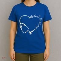 Medical Secretary Funny Gift Medical Administrative Assistant Outfit Gift T-Shirt thumb 4