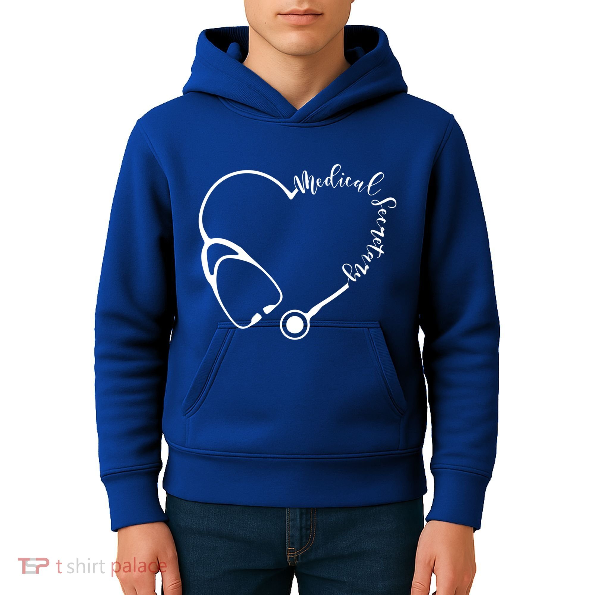 Medical Secretary Funny Gift Medical Administrative Assistant Outfit Gift Kids Hoodie