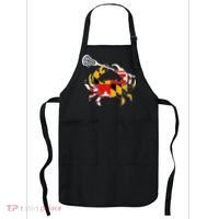 Maryland State Flag Crab Lacrosse Complete Stick Apron thumb 0