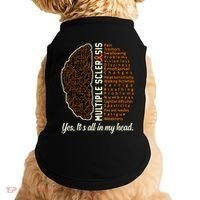 Multiple Sclerosis Facts MS Awareness Support Graphic Doggie Tank thumb 0