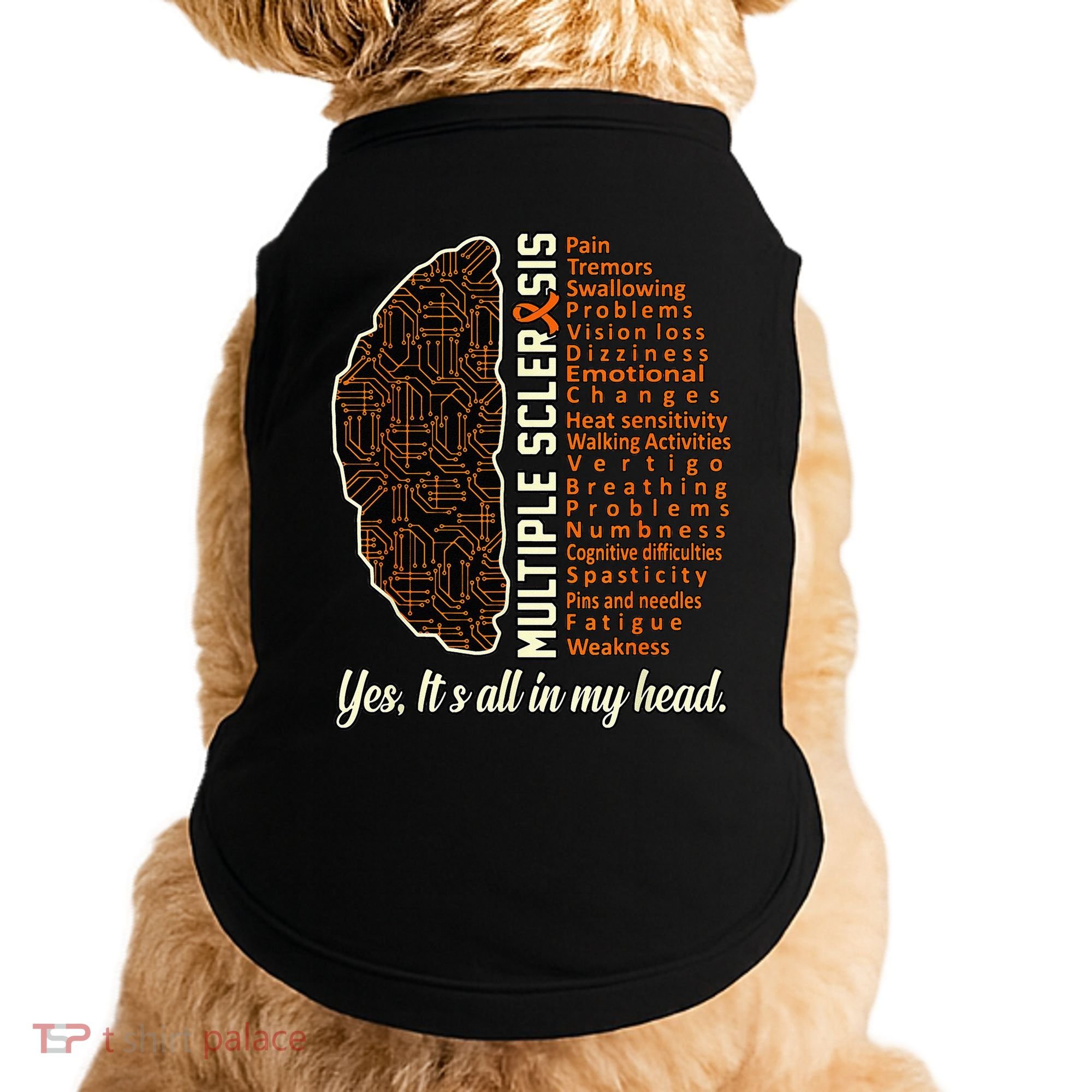 Multiple Sclerosis Facts MS Awareness Support Graphic Doggie Tank