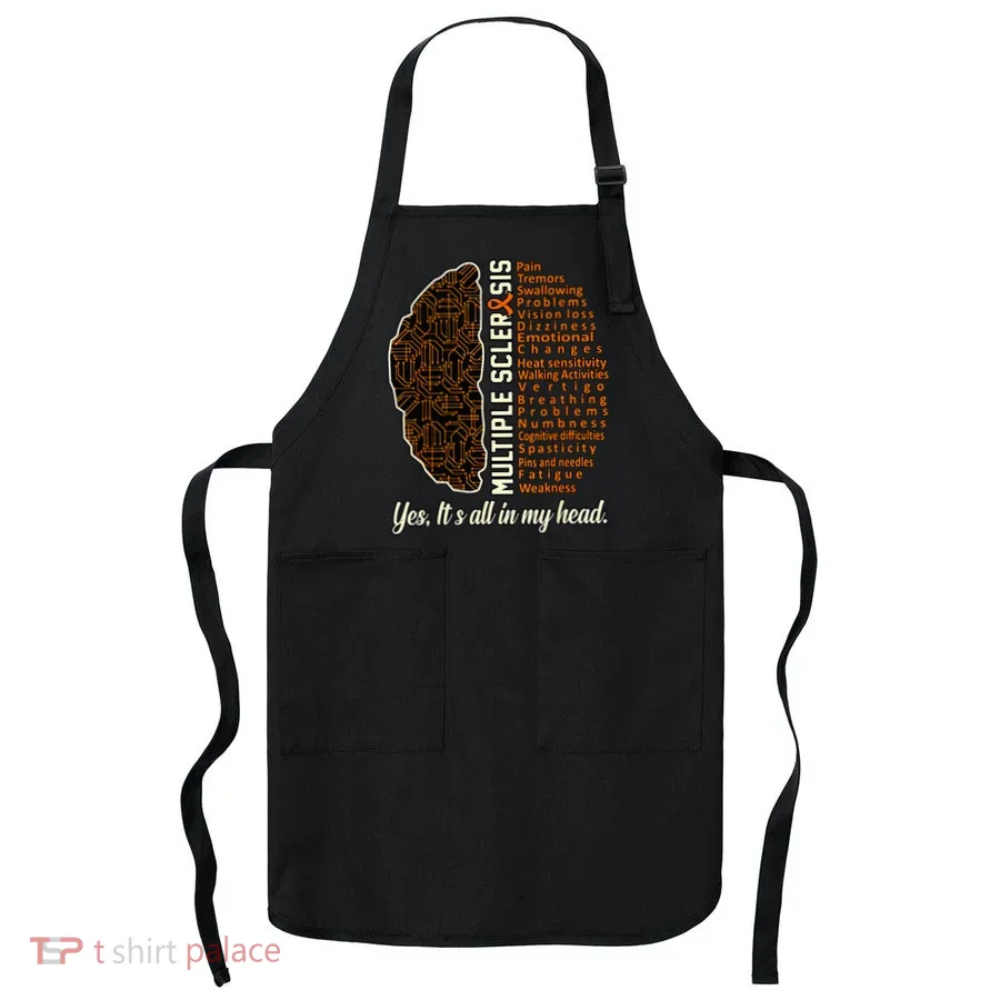 Multiple Sclerosis Facts MS Awareness Support Graphic Apron