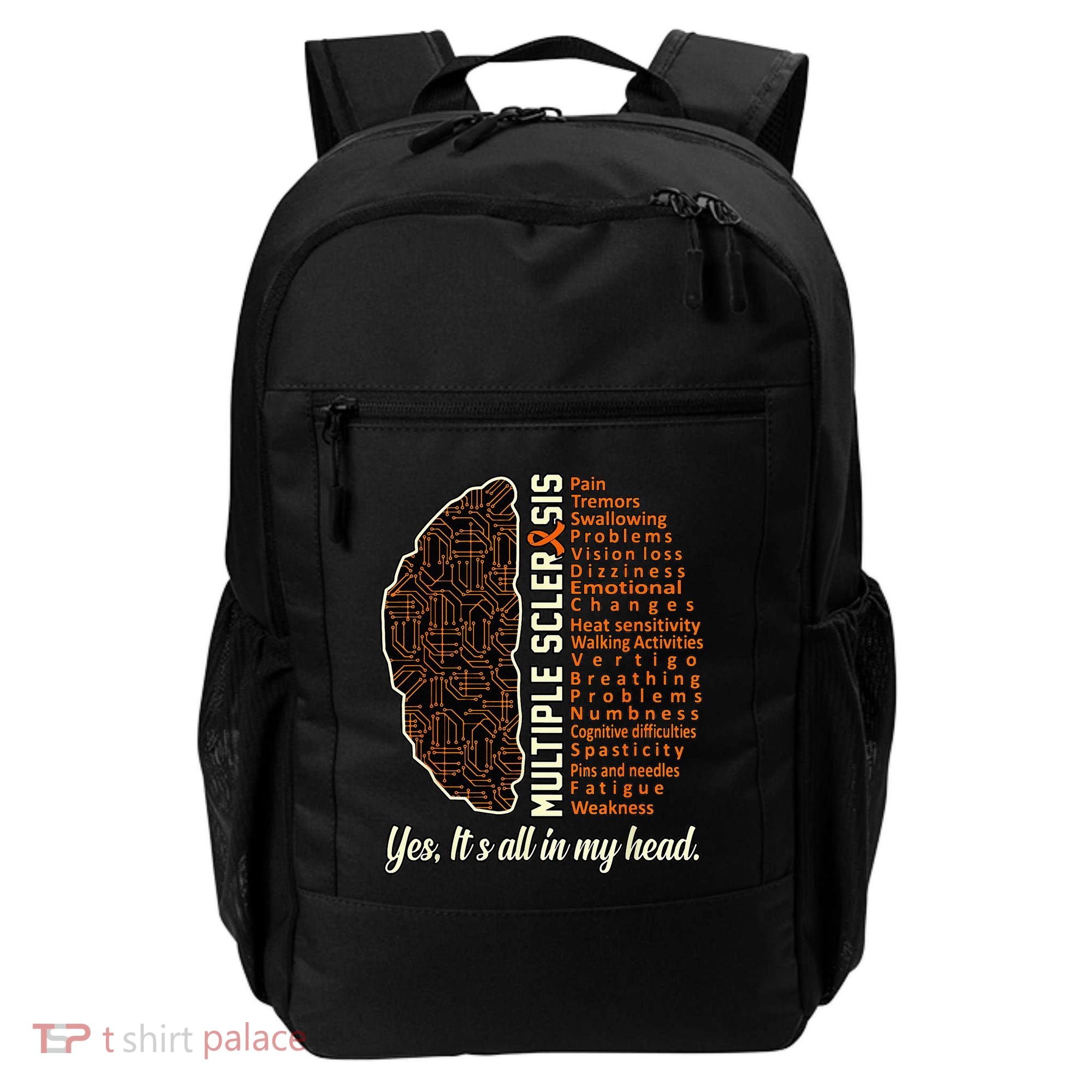Multiple Sclerosis Facts MS Awareness Support Graphic Backpack