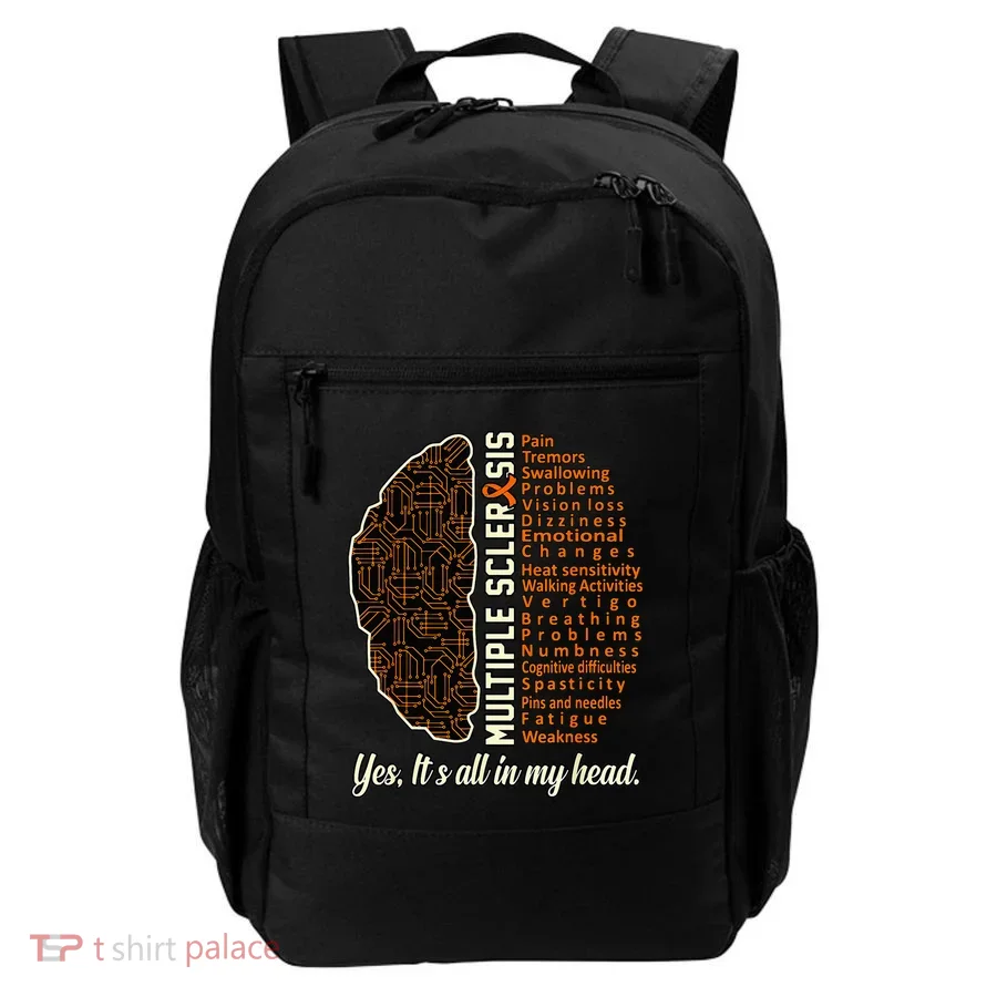Multiple Sclerosis Facts MS Awareness Support Graphic Backpack