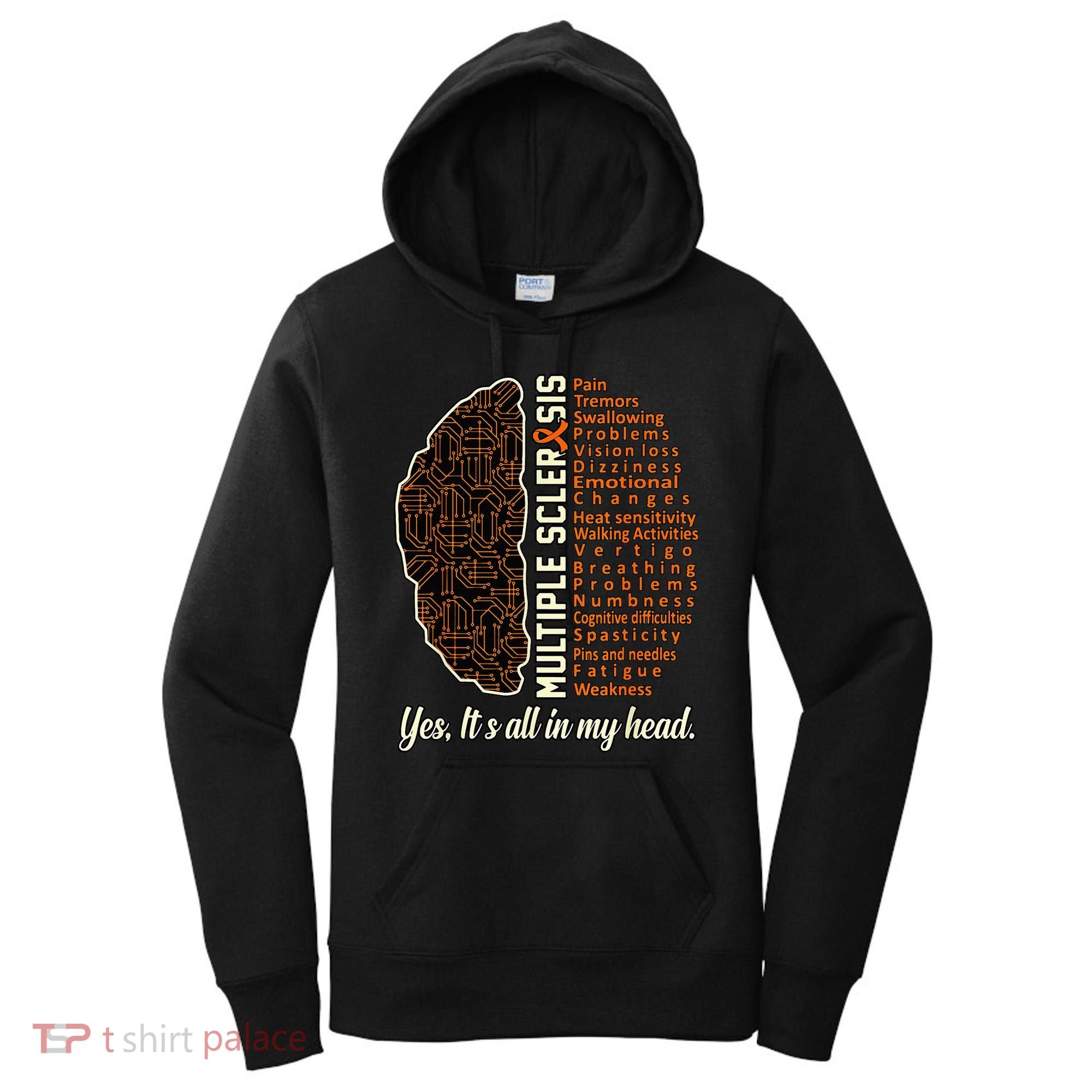Multiple Sclerosis Facts MS Awareness Support Graphic Women's Hoodie