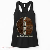 Multiple Sclerosis Facts MS Awareness Support Graphic Women's Tank Top thumb 0