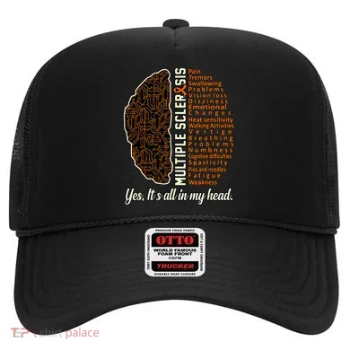 Multiple Sclerosis Facts MS Awareness Support Graphic Hat