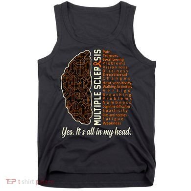 Multiple Sclerosis Facts MS Awareness Support Graphic Tank Top