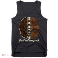 Multiple Sclerosis Facts MS Awareness Support Graphic Tank Top thumb 0