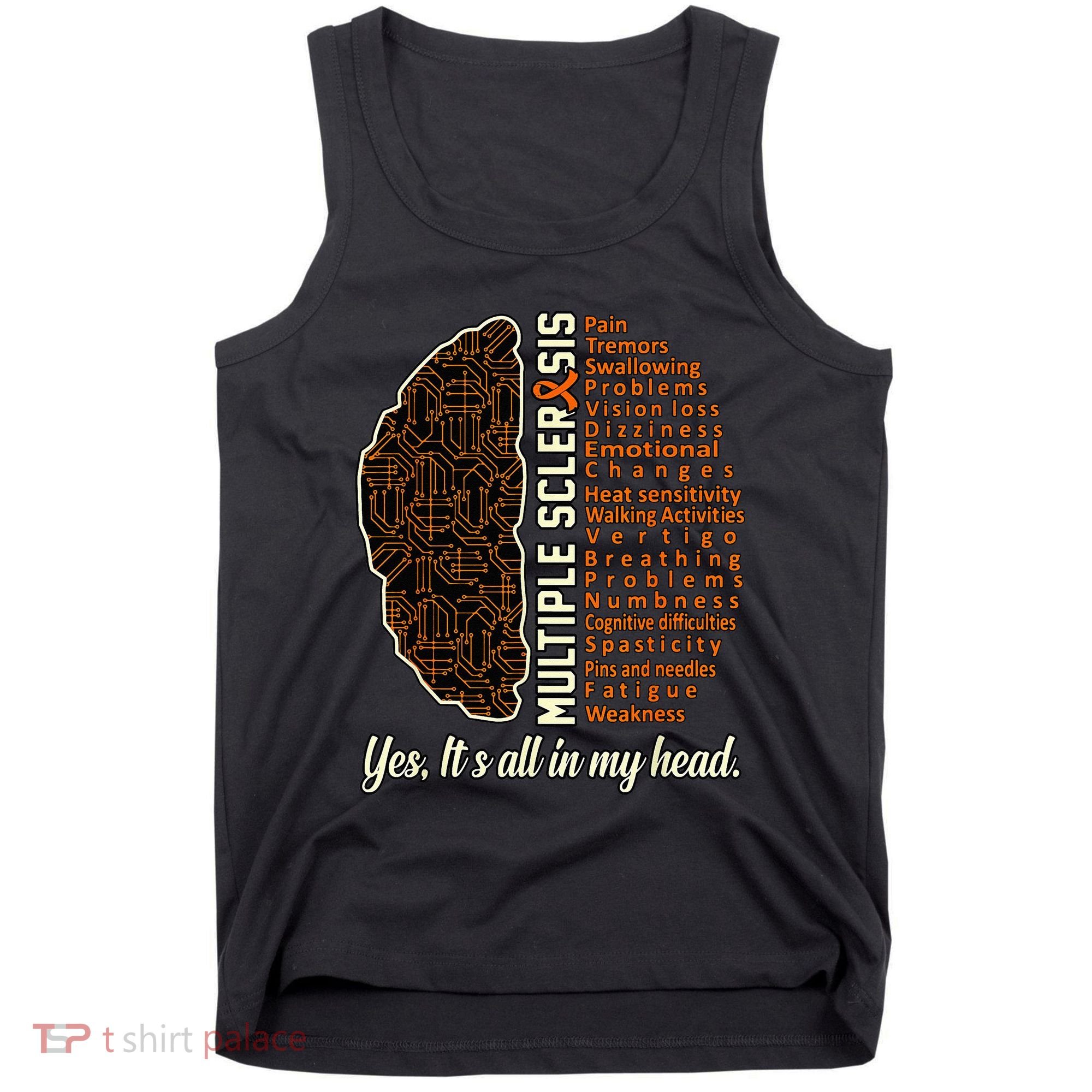 Multiple Sclerosis Facts MS Awareness Support Graphic Tank Top
