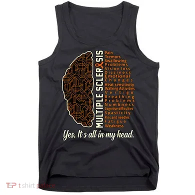 Multiple Sclerosis Facts MS Awareness Support Graphic Tank Top