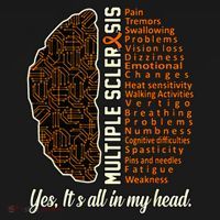 Multiple Sclerosis Facts MS Awareness Support Graphic Tank Top thumb 6