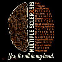 Multiple Sclerosis Facts MS Awareness Support Graphic Tote Bag thumb 4