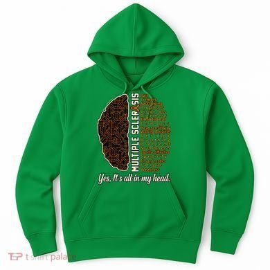 Multiple Sclerosis Facts MS Awareness Support Graphic Hoodie