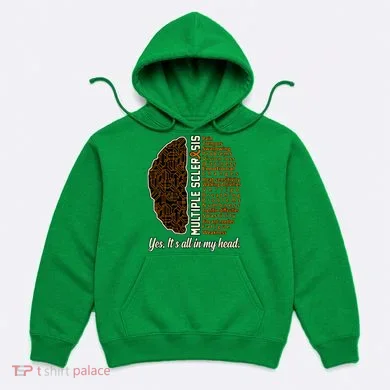 Multiple Sclerosis Facts MS Awareness Support Graphic Hoodie