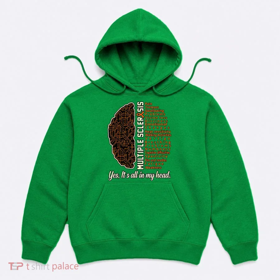 Multiple Sclerosis Facts MS Awareness Support Graphic Hoodie