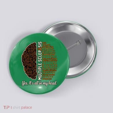 Multiple Sclerosis Facts MS Awareness Support Graphic Button