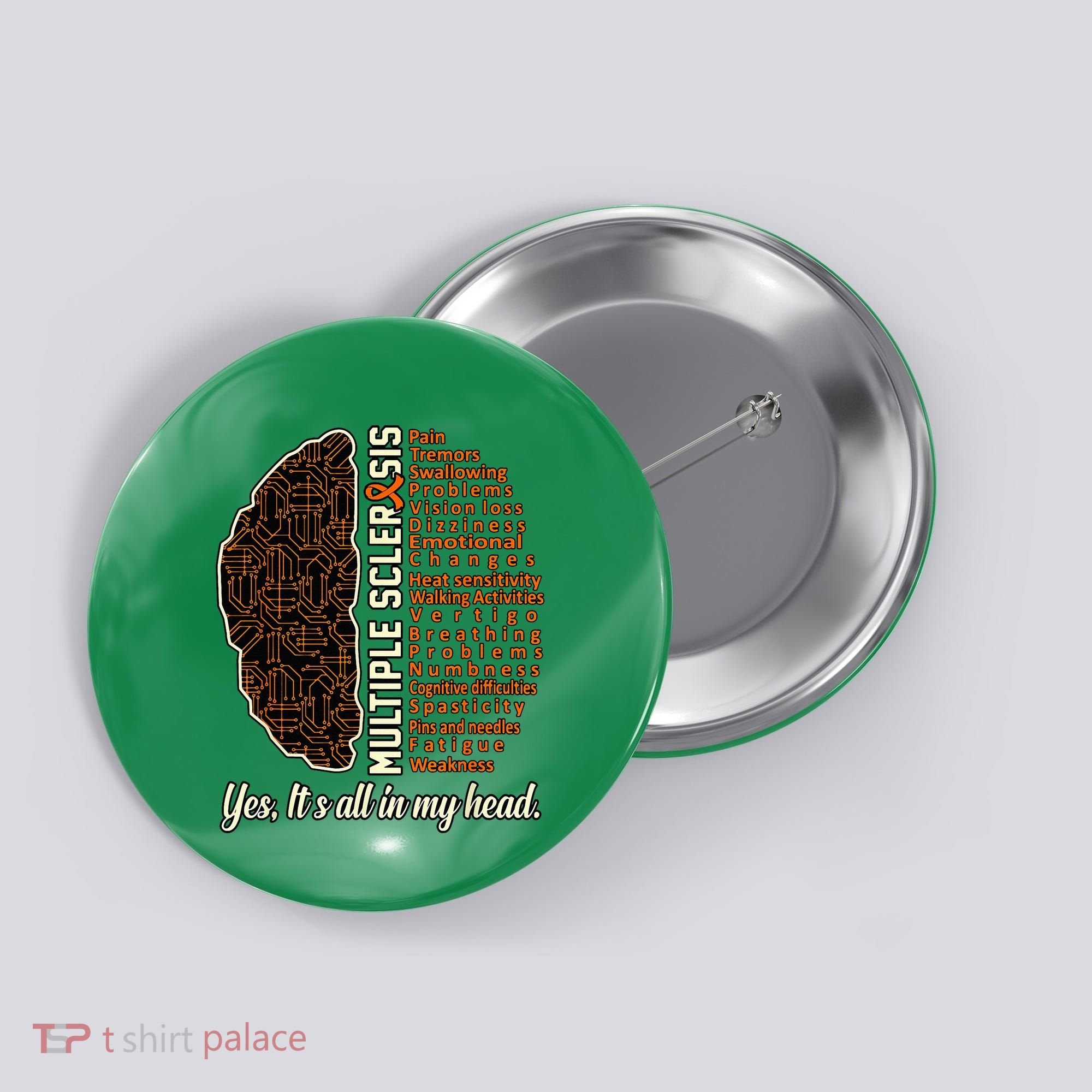 Multiple Sclerosis Facts MS Awareness Support Graphic Button