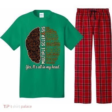 Multiple Sclerosis Facts MS Awareness Support Graphic Pajama Set
