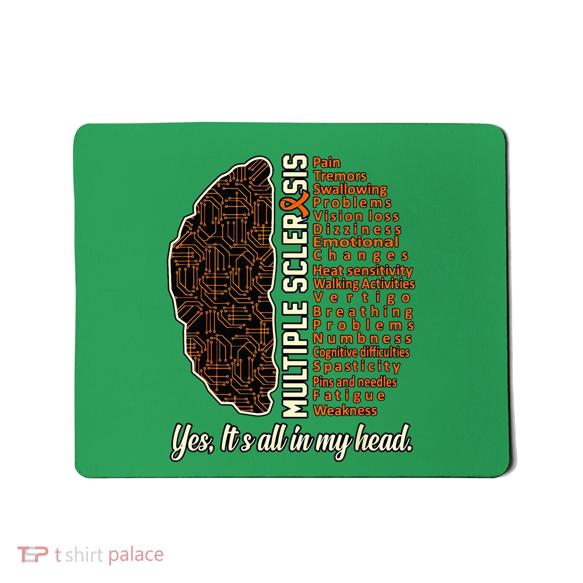 Multiple Sclerosis Facts MS Awareness Support Graphic Mousepad