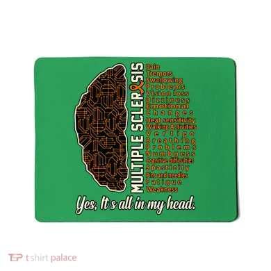 Multiple Sclerosis Facts MS Awareness Support Graphic Mousepad