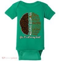 Multiple Sclerosis Facts MS Awareness Support Graphic Baby Bodysuit thumb 0
