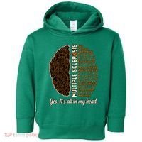 Multiple Sclerosis Facts MS Awareness Support Graphic Toddler Hoodie thumb 0
