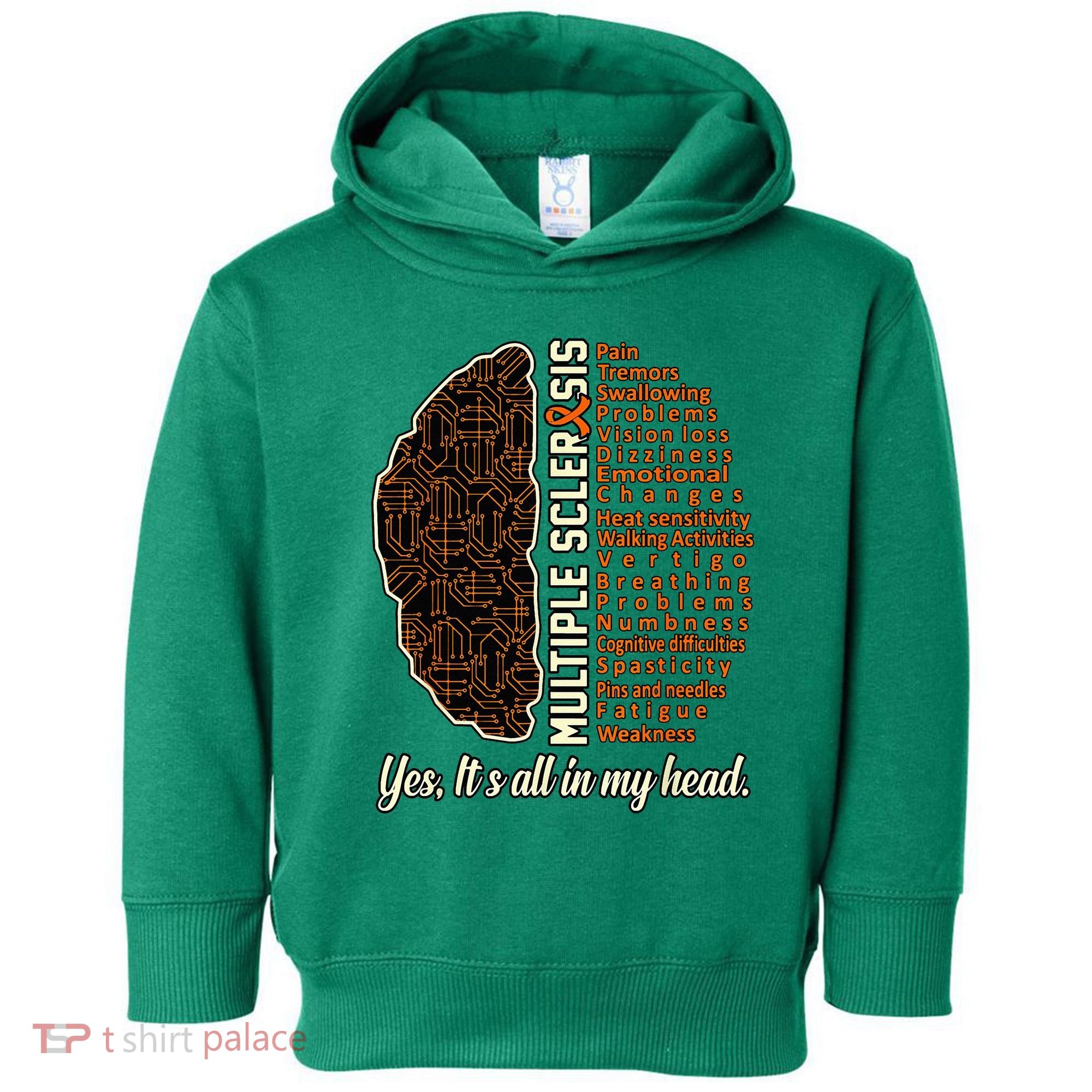 Multiple Sclerosis Facts MS Awareness Support Graphic Toddler Hoodie