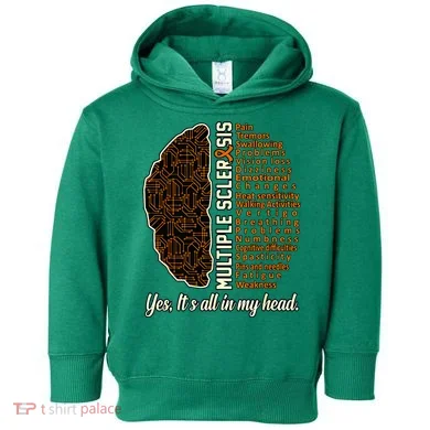 Multiple Sclerosis Facts MS Awareness Support Graphic Toddler Hoodie