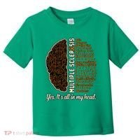 Multiple Sclerosis Facts MS Awareness Support Graphic Toddler T-Shirt thumb 0