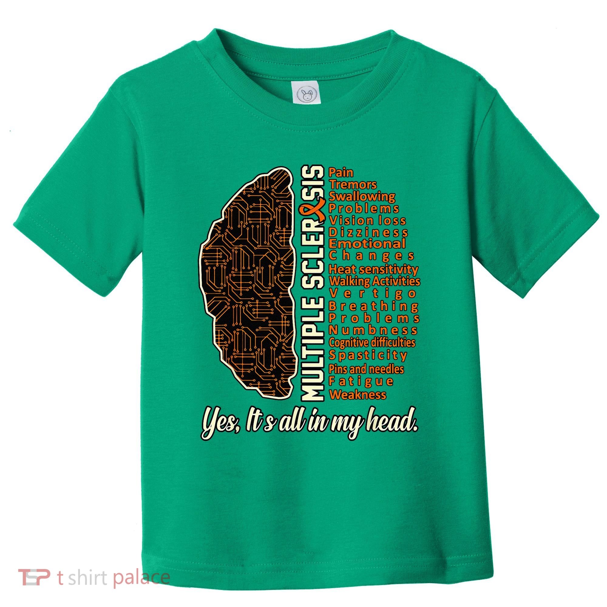 Multiple Sclerosis Facts MS Awareness Support Graphic Toddler T-Shirt