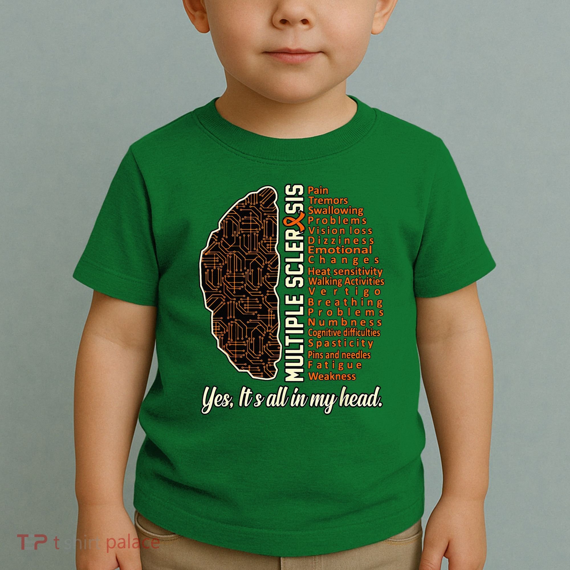 Multiple Sclerosis Facts MS Awareness Support Graphic Toddler T-Shirt