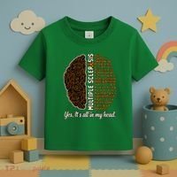 Multiple Sclerosis Facts MS Awareness Support Graphic Toddler T-Shirt thumb 3