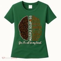 Multiple Sclerosis Facts MS Awareness Support Graphic Women's T-Shirt thumb 0