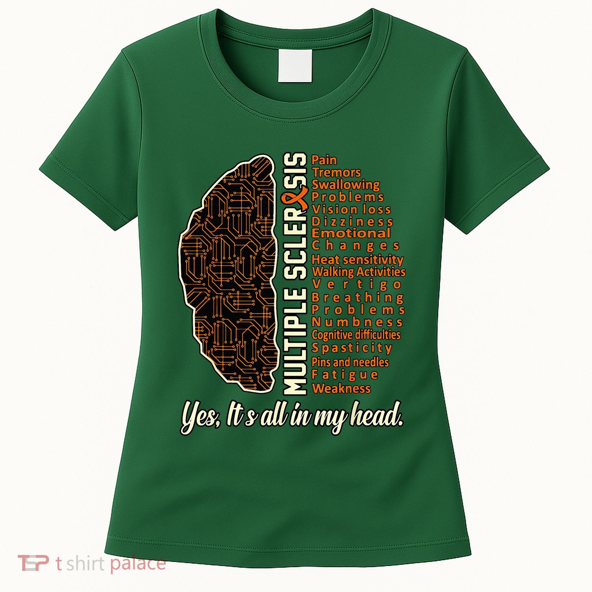 Multiple Sclerosis Facts MS Awareness Support Graphic Women's T-Shirt