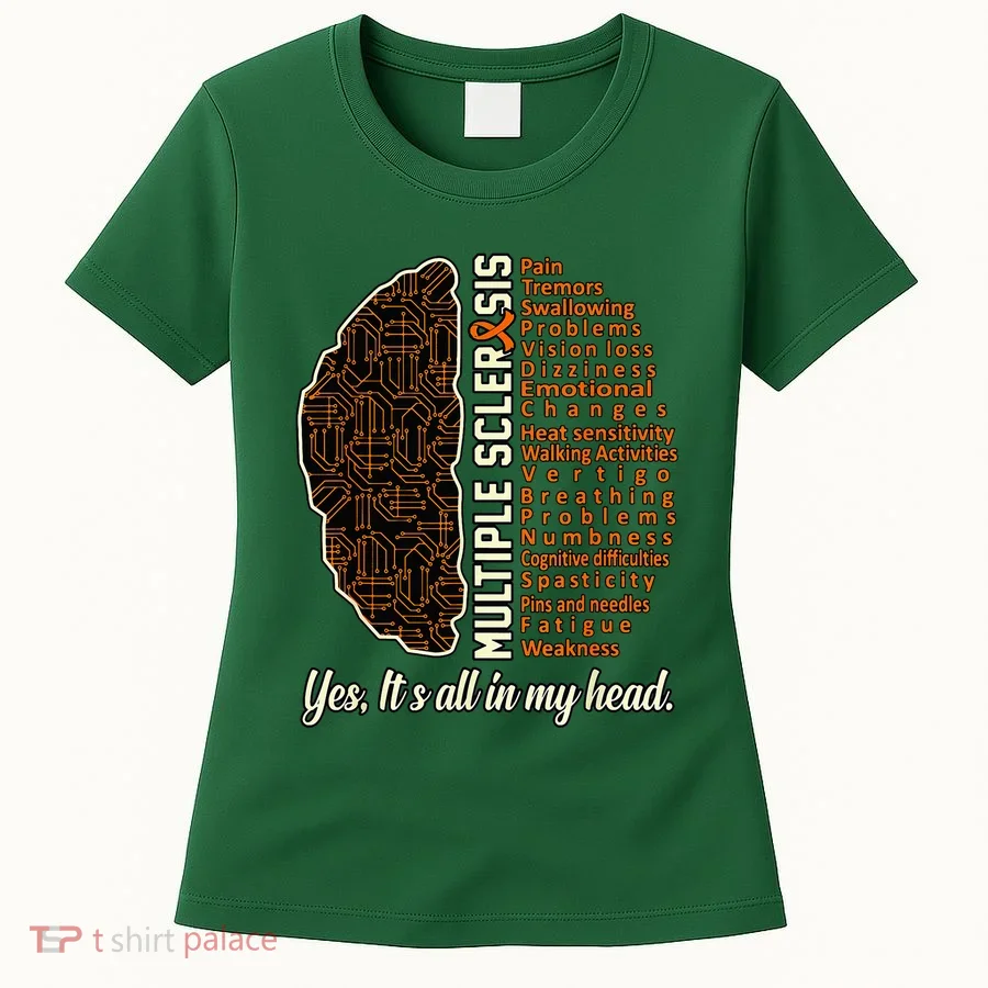 Multiple Sclerosis Facts MS Awareness Support Graphic Women's T-Shirt