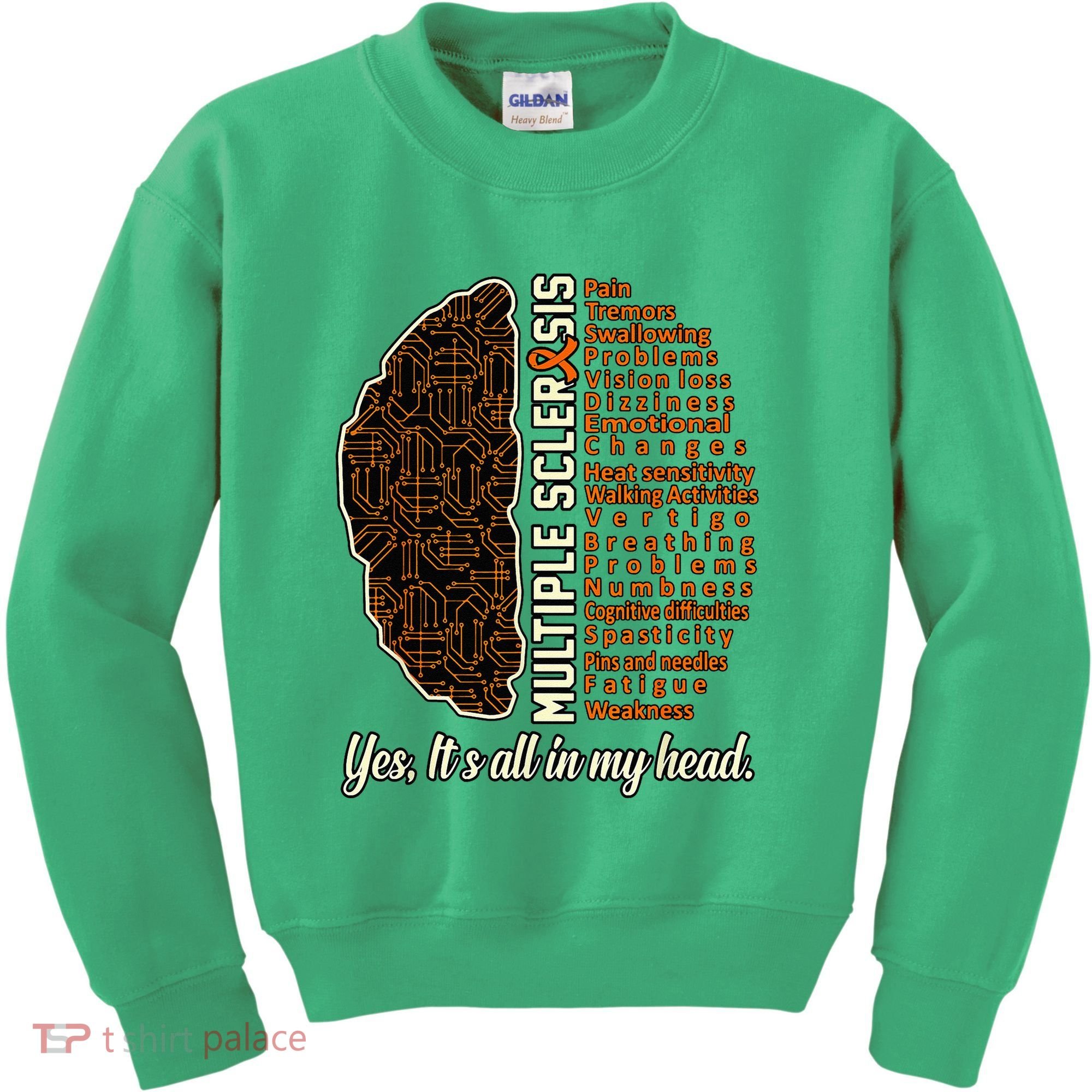 Multiple Sclerosis Facts MS Awareness Support Graphic Kids Sweatshirt