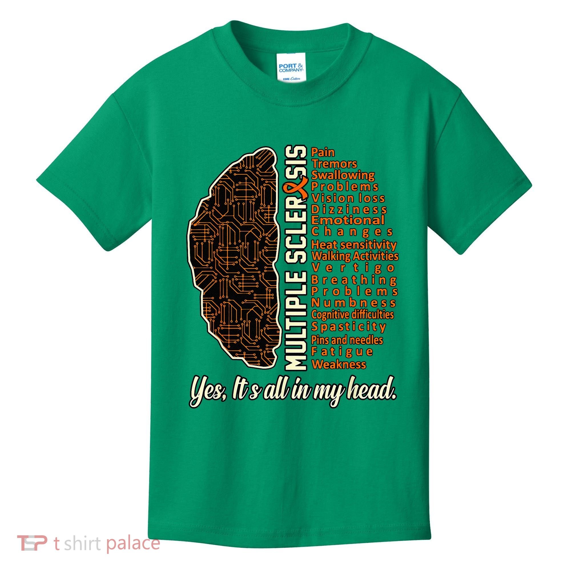 Multiple Sclerosis Facts MS Awareness Support Graphic Kids T-Shirt