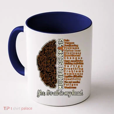 Multiple Sclerosis Facts MS Awareness Support Graphic Coffee Mug