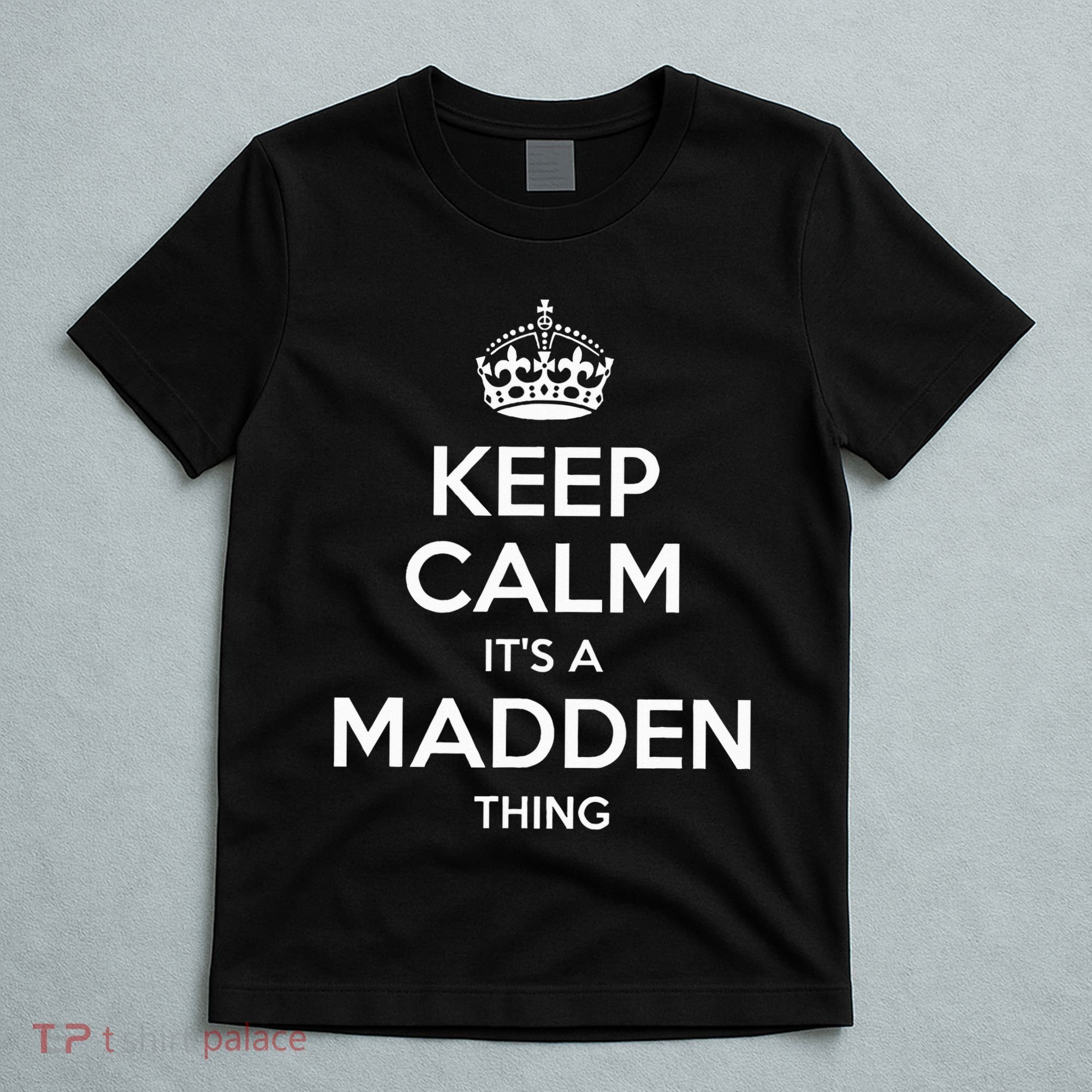 Madden Surname Funny Family Tree Birthday Reunion Gift Idea T-Shirt