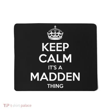 Madden Surname Funny Family Tree Birthday Reunion Gift Idea Mousepad