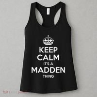 Madden Surname Funny Family Tree Birthday Reunion Gift Idea Women's Tank Top thumb 3