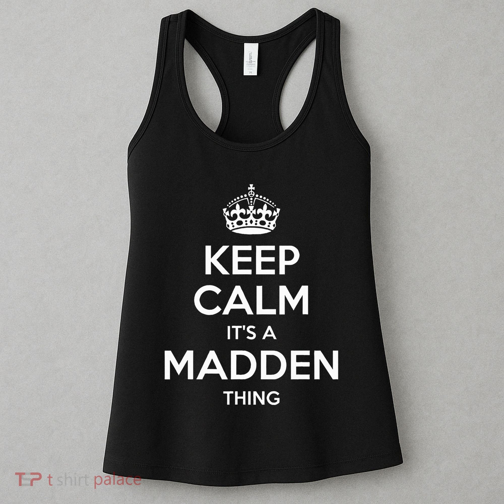 Madden Surname Funny Family Tree Birthday Reunion Gift Idea Women's Tank Top